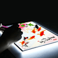Miniatyrbilde 5 av 7: A5 USB LED Copy Board 3 nivå dimming Lysstyrke Justerbar Ultratynn sporingslysboks for tegning Animasjon Skisser