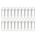 Miniatyrbillede 1 af 8: 20 stk. metalpenneklips, galvaniseret, rustfrit, multifunktionel penneholderklips, papirclips, kontorartikler til notesbøger