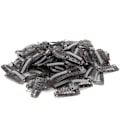 Miniatyrbilde 2 av 8: 100 stk 10 tenner parykkspenne i rustfritt stål DIY hårspenne for hårforlengelseKaffe