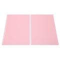 Miniatyrbilde 3 av 8: 20 stk arkbeskytter papirinnbundet omslag matt A4 30 hull PP plast for presentasjon rosa