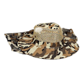 Miniatyrbillede 7 af 8: Bucket Hat Fiskeri Solbeskyttelse Udendørs Fiskehætte Camouflage Græsgrøn