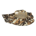 Pikkukuva 7 / 8: Bucket Hat Fishing Sun Protection Outdoor Fishing Cap Camouflage Grass Green