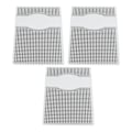 Miniatyrbilde 8 av 8: 3 stk. Embossing-mapper Unik design konkav konveks teksturmaler for DIY-invitasjoner Kortlaging