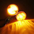 Miniatyrbillede 5 af 5: Motorcykel LED Blinklys, 10 stk 12V Amber Blinklys Indikatorlamper