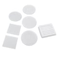 Miniatyrbillede 5 af 8: 7 stk. silikoneform unik udsøgt design elastisk nem afstøbning form håndværk til DIY fremstilling af underlag base