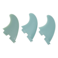 Miniatyrbild 5 av 8: 3st Surfbrädefenor PVC Surfing Thruster Fin Set för Longboard Paddleboard Tail Tillbehör