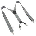 Miniatyrbillede 4 af 8: Herres seler 1,4x45,3in robuste holdbare metalclips Y-ryg stor komfort justerbare herre seler til voksne