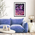 Pikkukuva 3 / 5: Crystal Butterfly 5D diamond painting - Täysi purppura timantti tekojalokiviristipisto aikuisille ja lapsille - 30x40 cm timantti-tee-se-itse-maalaus