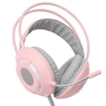Pikkukuva 4 / 8: AJAZZ Over-Ear -kuulokkeet 7.1 stereovaikutteinen melunvaimennus USB-liitännällä varustetut langalliset kuulokkeet - Pinkki
