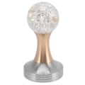 Miniatyrbild 2 av 8: Kristallkula Kaffe Flat Tamper Rostfritt Stål Bas Pulver Hammare för Kaffe Tillbehör Guld 58mm