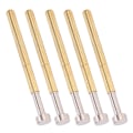 Miniatyrbilde 4 av 8: 100 stk Pogo Pin Flat Head Fjær Test Probe Messing Materiale 2,36 mm/0,1 tommer rørdiameter 34 mm/1,3 tommer PCB testprober