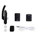 Pikkukuva 1 / 8: Walkie Talkie -kuulokemikrofoni PTT langaton Bluetooth -kuuloke 2 korvatulpalla Motorolaa ja HYT:tä varten