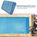 Miniatyrbild 5 av 5: 2025 Lämplig Rektangulär Poolmat, Värmeisoleringsfilm för Poolskydd, Bubbelpolyeten Protec
