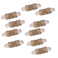 Miniatyrbilde 3 av 8: 10 stk silikon fiskeutstyr agnburforbindelse karpe kabelsett agnkaster materdeler