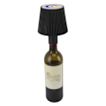 Miniatyrbillede 8 af 8: LED Flaskelampe 4000mAh IP54 Vandtæt Touch Control Farve Justerbar USB Genopladelig Ledningsfri Vinflaske Lampe Natlys Sort