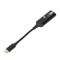 Miniatyrbild 2 av 8: Dubbel typ C hörlursadapter stöder 60W PD QC snabbladdningsenhet USB C hörlursuttag Adapter för hörlurar