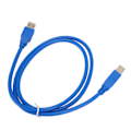 Pikkukuva 8 / 8: USB3.0-tulostintietokaapeli, uros-uros, USB A-B-siirtojohto, neliöportti, suuri nopeus, 1 metri