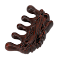 Miniatyrbilde 2 av 8: Meridians Comb Static Free 5 Teeth Head Hodehodebunn Kompositt Tre Massasje Kam for kvinner Menn