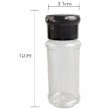 Miniatyrbilde 5 av 5: Sett med plastkrydderbokser, 100 ml oppbevaringsbeholdere for krydder, krydder - Pakke med 12