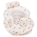 Miniatyrbillede 5 af 8: Multifunktionel baby PVC oppustelig rygsøjlebeskyttelse badeværelse sofa læring spise middag stol#2