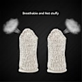 Miniatyrbillede 8 af 8: Mobilspil Controller Fingersleeve Åndbar Anti-Sved Fuld Touchscreen Følsom Skyd Sigte Joysticks Fingersleeve Sæt