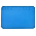 Miniatyrbillede 1 af 7: 1 stk Varmeisolering Silikone Pad Mobiltelefon Computer Reparation Demontering Arbejdsstation Desktop Mat-blå