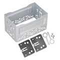 Miniatyrbillede 4 af 8: 2 Din Universal Radio Ramme Aluminiumlegering Stereo Audio Installationsfascia Passer til B5/MK3/MK4