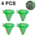 Miniatyrbillede 2 af 4: 4 stk. Grøn Plastik Live Red Worm Cone Feeder til Akvariefisk