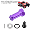 Pikkukuva 7 / 8: 24 mm:n jatkopala, pidempi yhdistinsovitin Traxxas Slash 1/16 RC-autoon (violetti)