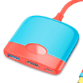 Pikkukuva 8 / 8: 3 in 1 Type C - HDMI-sovitin 4K 5 Gbps Type C AV -monitoiminen sovitinmuunnin kytkimelle