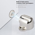 Miniatyrbilde 4 av 5: Magnetisk dørstopper i rustfritt stål - 2-pakning, med skruer