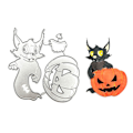 Miniatyrbillede 4 af 5: Halloween Græskar Tyv Udskæringsform Sæt til Scrapbog DIY Kortfremstillingsværktøj