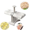 Miniatyrbild 4 av 5: Automatisk Dumplingmaskin - Dubbelhuvud Hushållsform med Knådningsdyna