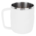Miniatyrbild 6 av 8: 400 ml Kaffeemugg i Rostfritt Stål Anti-Skållande Vattenkopp med Lock för Hemmakontor Underbar Present (Vit)