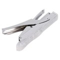 Miniatyrbillede 4 af 8: Håndholdt hæftemaskine 10 ark kapacitet ergonomisk arbejdsbesparende mini hæftemaskine til binding af dokumenter transparent