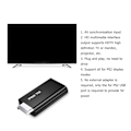 Miniatyrbild 6 av 8: för PS2 till HD Multimedia Interface Converter 1080P Plug and Play för PS2 Converter Adapter för HD TV Monitorer Projektorer