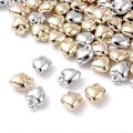 Miniatyrbilde 2 av 5: iYOE 50 stk. 6-18mm Gull Hjerte Spacer Perler for Armbånd Øredobber Halskjeder DIY Smykkelaging gullfarge 15x17mm