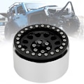 Pikkukuva 8 / 8: 4 kpl 2,2 tuuman metallilukko rengaspyörän napa raskaampi lisävaruste Rock Crawler 1/10 RC musta