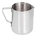 Mælkeskumningskande i rustfrit stål med måleskala til hjemmebar, 350 ml