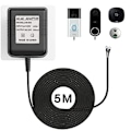 Miniatyrbilde 5 av 5: 5m Strømforsyning Ladeadapter Lader For Video Ring Dørklokke Transformator