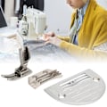 Miniatyrbillede 2 af 8: Låsesøm symaskine fod E tand 18T hængslet P351 trykfod CNC symaskine del