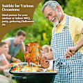 Miniatyrbilde 3 av 5: Vertikal Kyllingsteker - Kyllingstativ - Vertikal Kyllingsteker - Kyllingstativ i Rustfritt Stål, Kjøkkenutstyr for Grill og Camping (1 stk)