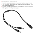 Miniatyrbillede 8 af 8: 10 stk 12V 1V2 Sikkerhedsmonitor DC Strømforsyning Splitter Adapter Connector Kabelledning