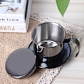Miniatyrbillede 3 af 8: Bærbar dryp kaffemaskine i rustfrit stål til hjem, køkken, kontor og udendørs brug - Sort