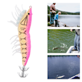 Pikkukuva 4 / 8: 3g ABS Luminous Squid Koukku Keinotekoinen Simulaatio Katkarapukalastus Vieheet Syötit Kalatarvikkeet Tarvikkeet005#
