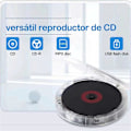 Miniatyrbillede 5 af 5: Bærbar Bluetooth CD-afspiller Transparent Højttaler