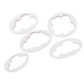 Miniatyrbilde 1 av 5: 5 stk. Sky Fondant Kutter Plastikkake Kakeform