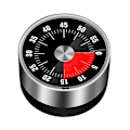 Miniatyrbilde 2 av 5: 60 Minutters Visuell Nedtellingstimer for Klasserom, Barn og Voksne - Holdbar Mekanisk Timer
