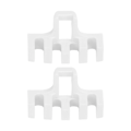 Miniatyrbillede 1 af 8: 2 stk. Badminton Stringing Racquet Load Spreader Badminton Tennis Racquet Pulling Machine Threading Tilbehør Høj Belastning Spreader Beskytter Hvid