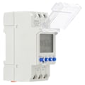 Miniatyrbild 7 av 7: Digital Analog Timer Switch DIN-skena Storbildsskärm Programmerbar 85‑265V 16A-Vit-1 stycke